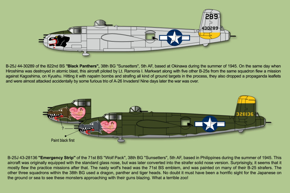 1/32 二战美国 B-25J 米切尔中型轰炸机(2)